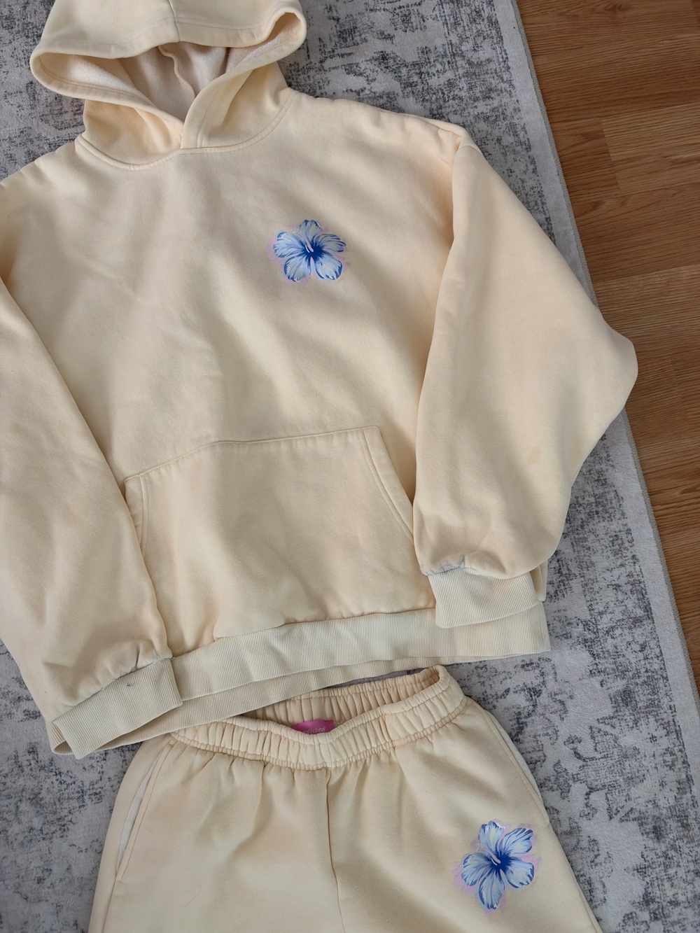 Edikted sweatpants and hoodie set